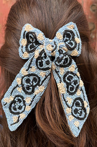 Beck Söndergaard Hearty Beaded Bow Clip - The Mercantile London