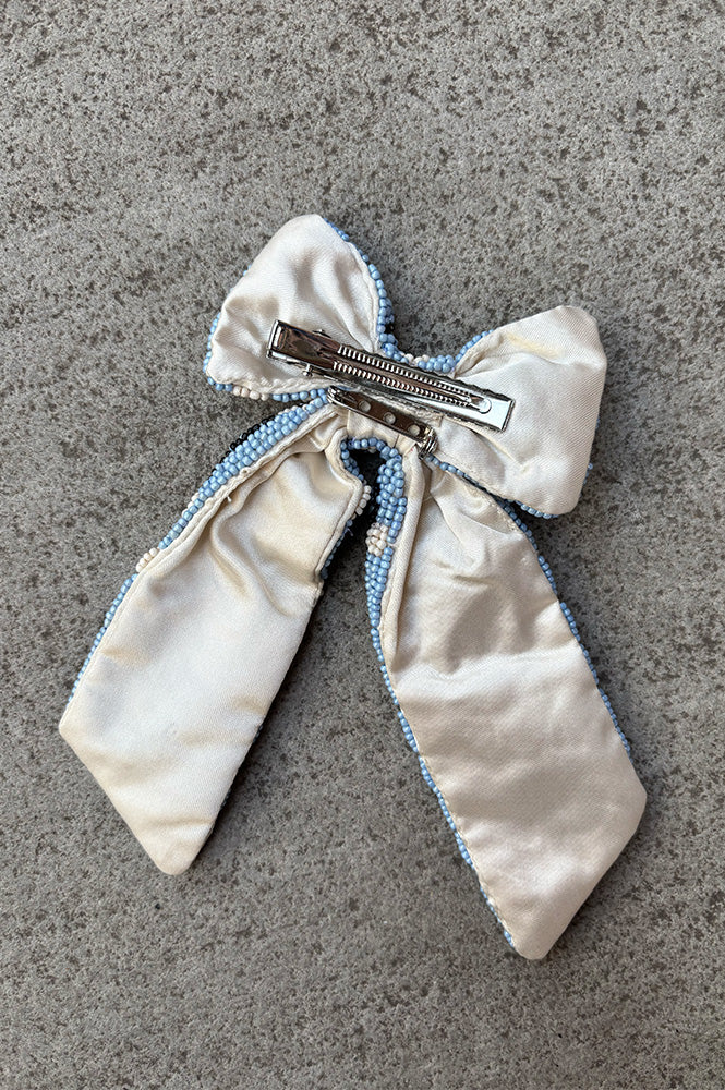 Beck Söndergaard Hearty Beaded Bow Clip - The Mercantile London