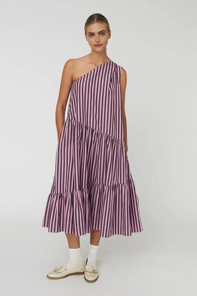 Stella Nova Striped Bow Dress - The Mercantile London