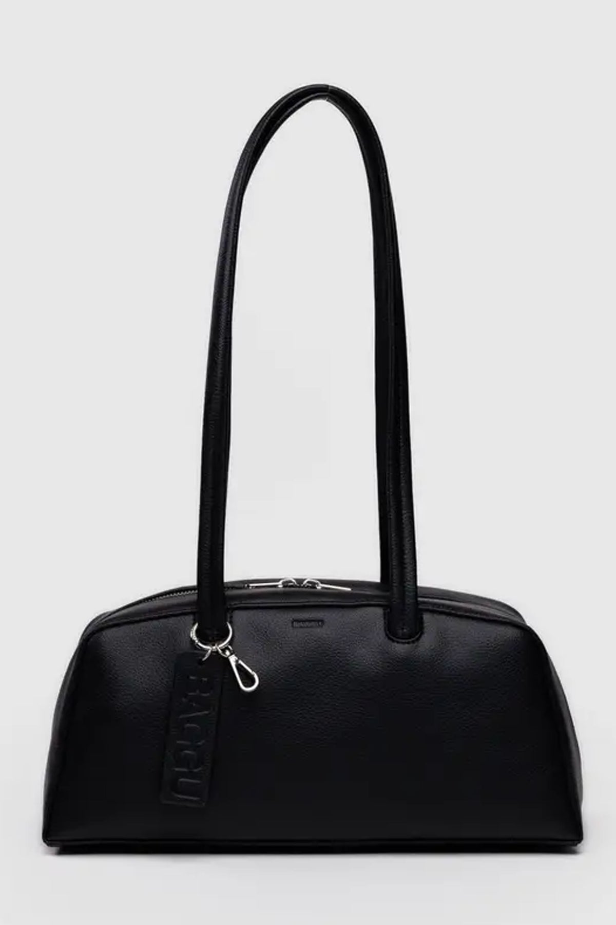Baggu Recycled Leather Black Bowler Bag - The Mercantile London