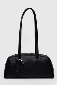 Baggu Recycled Leather Black Bowler Bag - The Mercantile London