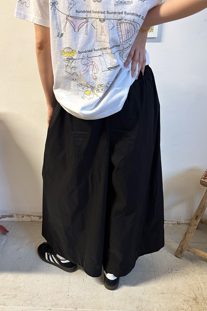 Object Polly Black Box Pleat Culottes - The Mercantile London