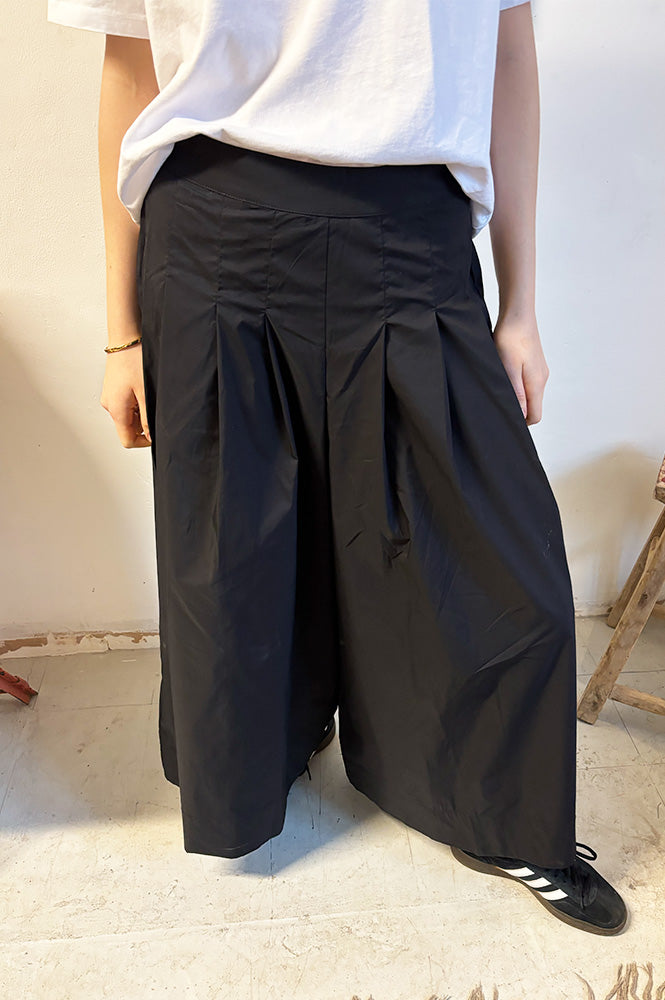 Object Polly Black Box Pleat Culottes - The Mercantile London