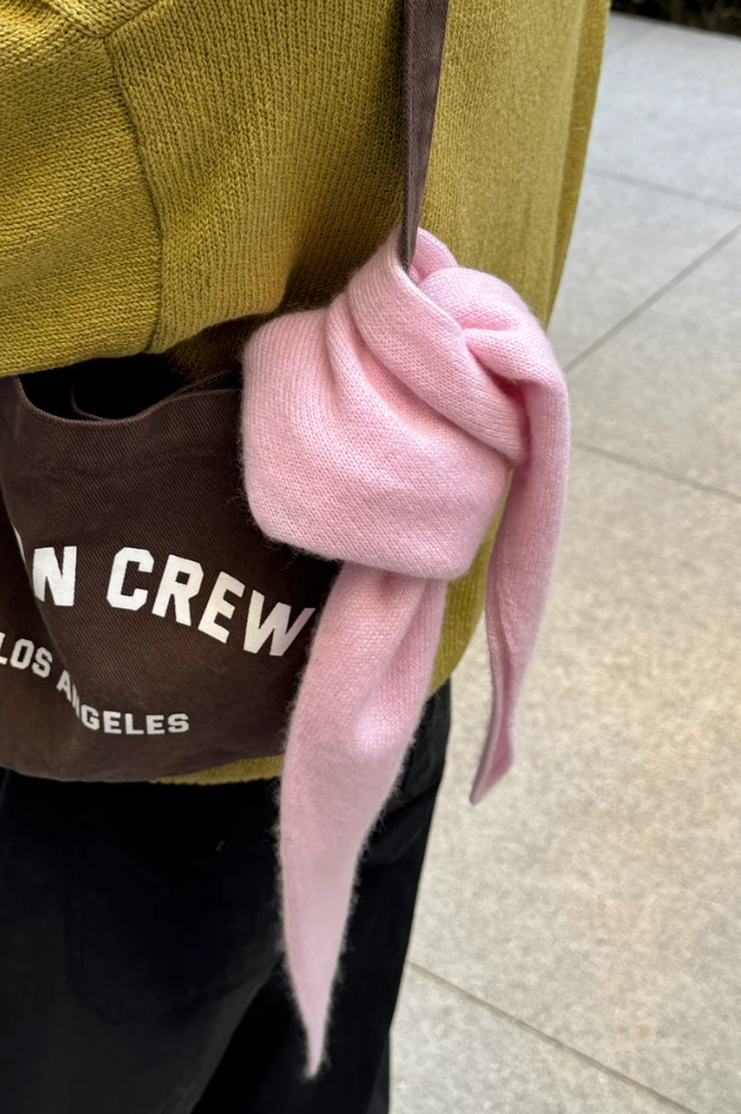 Le Bon Shoppe Cashmere Baby Pink Bandana