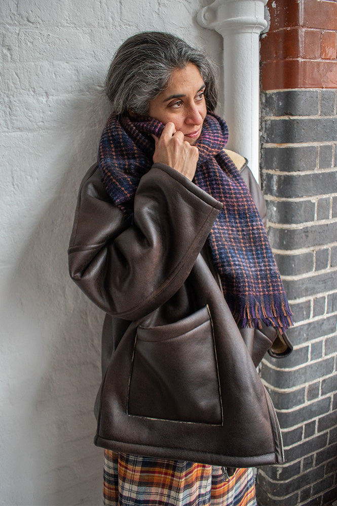 Bellerose Hestel Dark Chocolate Reversible Jacket - The Mercantile London