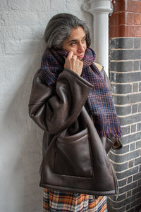 Bellerose Hestel Dark Chocolate Reversible Jacket - The Mercantile London