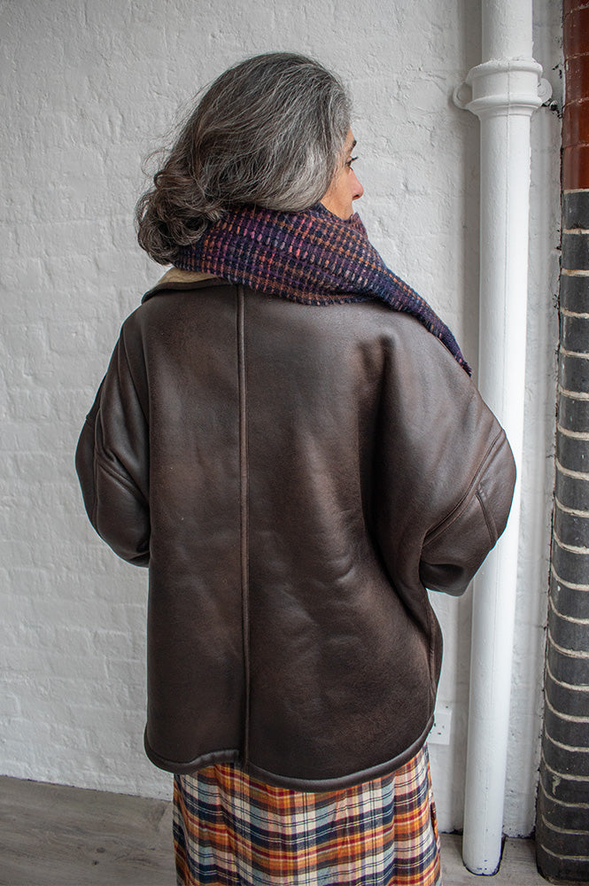 Bellerose Hestel Dark Chocolate Reversible Jacket - The Mercantile London