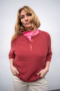 ICHI Boston Cowhide Knitted Pullover