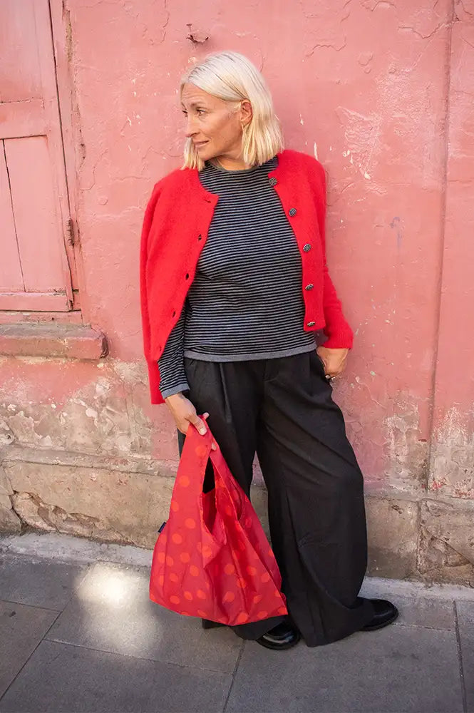 Sophie + Lucie Luisa Red Knitted Cardigan