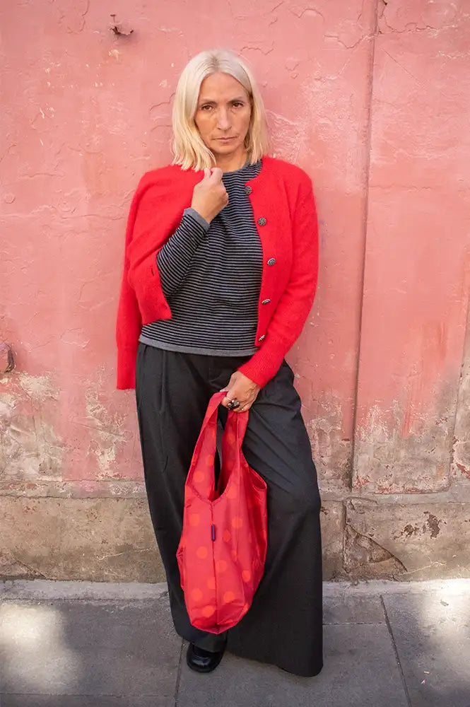 Sophie + Lucie Luisa Red Knitted Cardigan