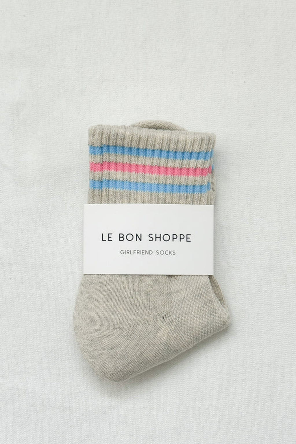 Le Bon Shoppe Girlfriend Bright Grey Socks - The Mercantile London