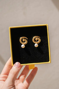 Briwok Baby Brando Gold Earrings - The Mercantile London