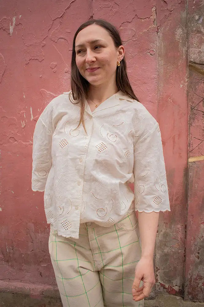 Fransa Pama Whisper White Shirt - The Mercantile London