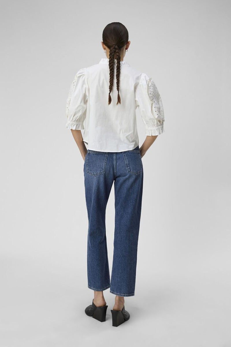 Object Brodera White Sand Top - The Mercantile London