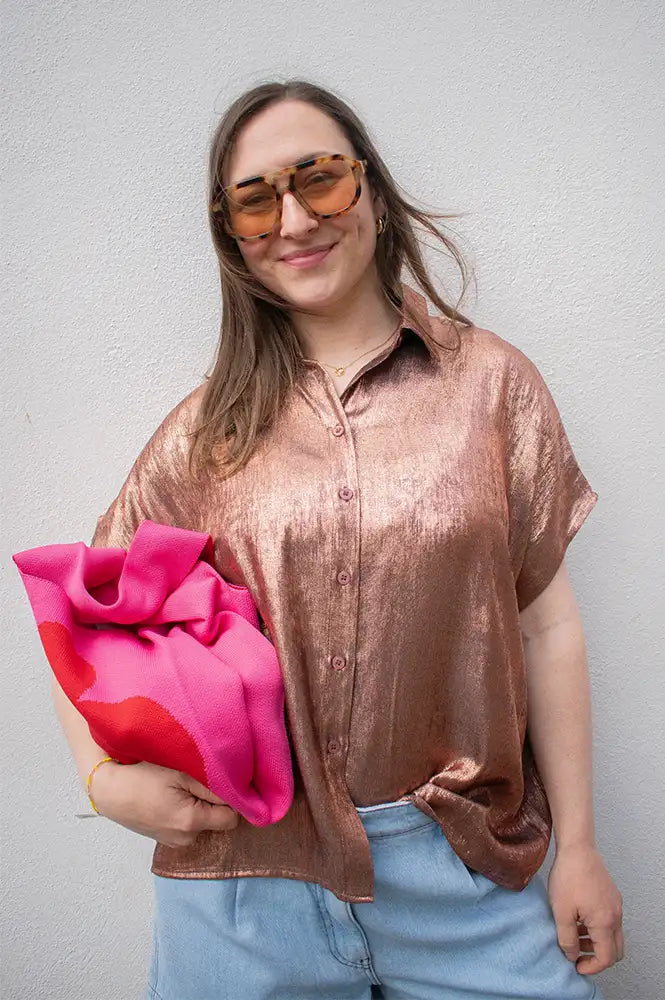 An'ge Amoryna Bronze Shirt - The Mercantile London
