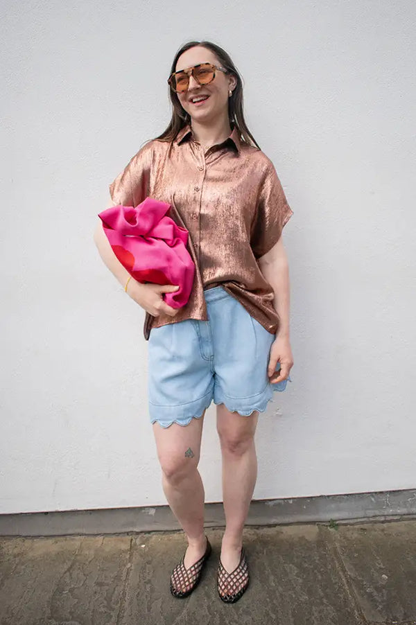 An'ge Amoryna Bronze Shirt - The Mercantile London