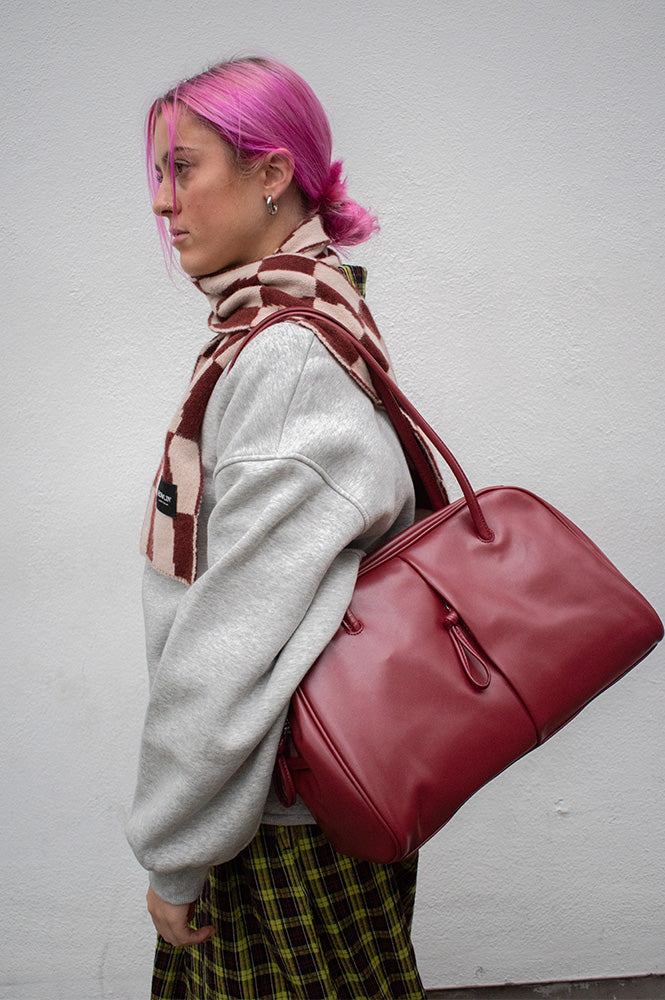 Ölend Brooklyn Cherry Red Bag - The Mercantile London