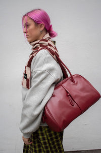 Ölend Brooklyn Cherry Red Bag - The Mercantile London