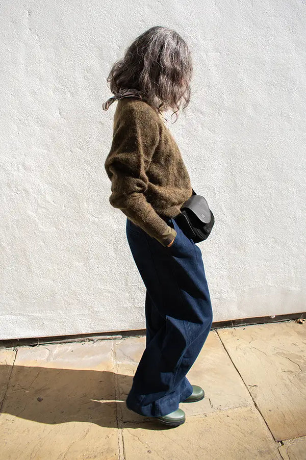 FRNCH Brooks Khaki Knitted Jumper