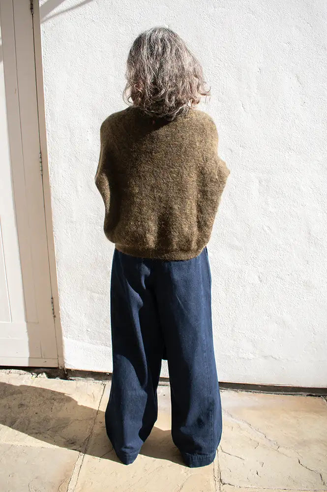 FRNCH Brooks Khaki Knitted Jumper