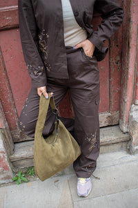 Helmstedt Karla Chocolate Torte Cargo Trousers - The Mercantile London