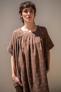 Amente Jacquard Mocha Dress