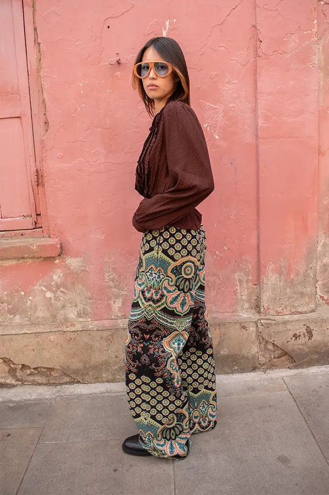 An'ge Sadiane Marron Blouse
