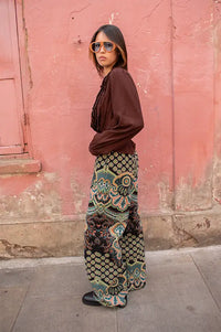 An'ge Sadiane Marron Blouse