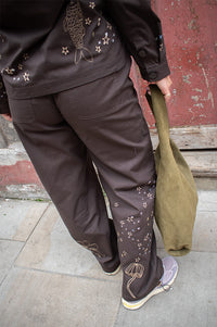 Helmstedt Karla Chocolate Torte Cargo Trousers - The Mercantile London