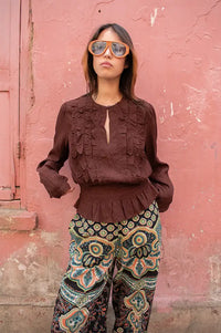An'ge Sadiane Marron Blouse