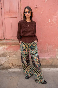 An'ge Sadiane Marron Blouse