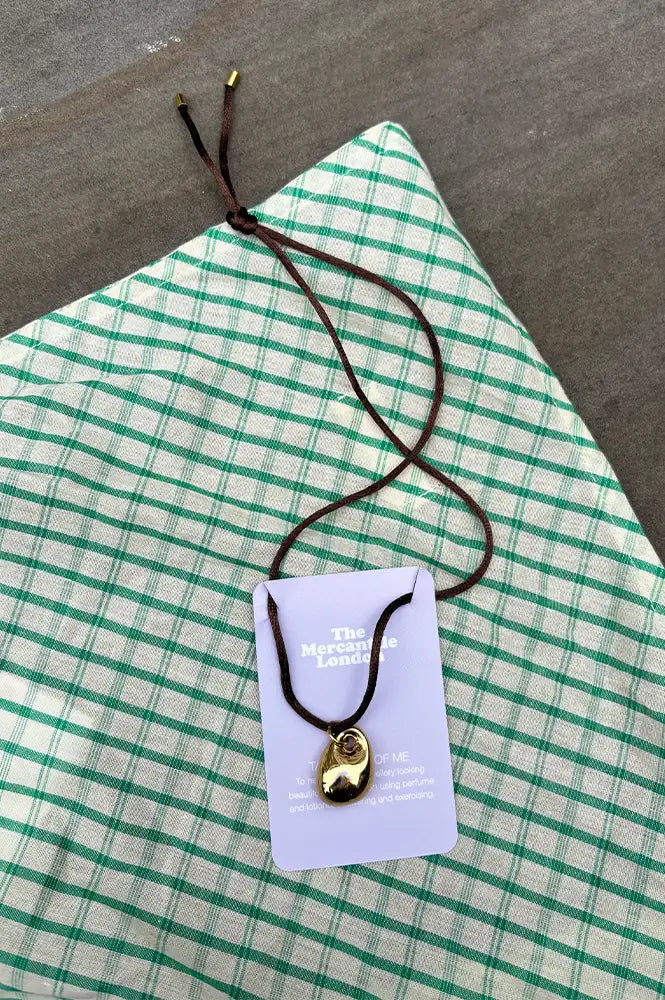 Weathered Penny Iro Light Brown Necklace - The Mercantile London