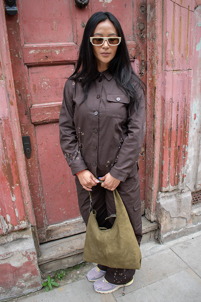 Helmstedt Karla Chocolate Torte Shirt - The Mercantile London