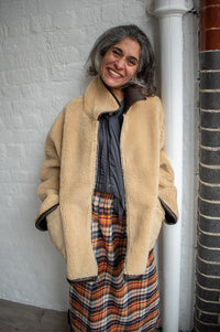 Bellerose Hestel Dark Chocolate Reversible Jacket - The Mercantile London