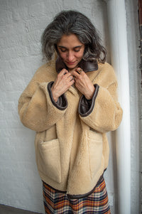 Bellerose Hestel Dark Chocolate Reversible Jacket - The Mercantile London