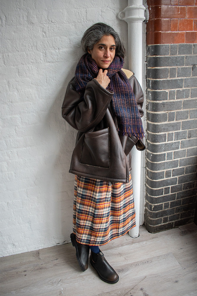 Bellerose Hestel Dark Chocolate Reversible Jacket - The Mercantile London