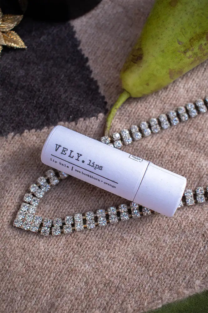 The Vely Soapery Sea Buckthorn and Orange Lip Balm - The Mercantile London