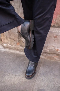 Bukela Diego Black Leather Shoes