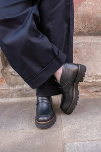 Bukela Diego Black Leather Shoes