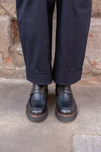 Bukela Diego Black Leather Shoes