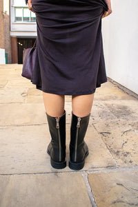 Bukela Elia Black Zip Up Boots