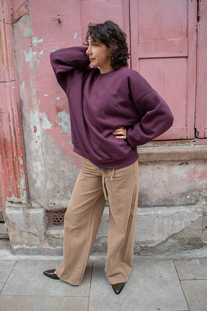 Numph Bissa Winetasting Sweatshirt - The Mercantile London