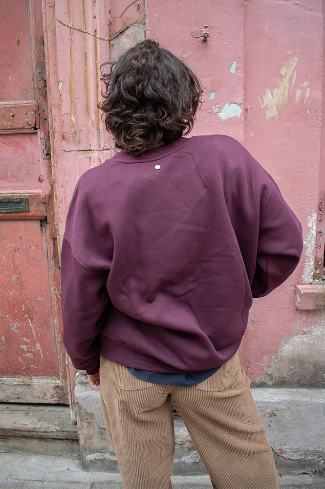 Numph Bissa Winetasting Sweatshirt - The Mercantile London