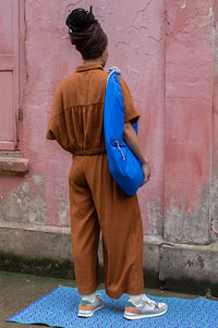 Sessùn Alfassa Caramel Tie Shirt - The Mercantile London