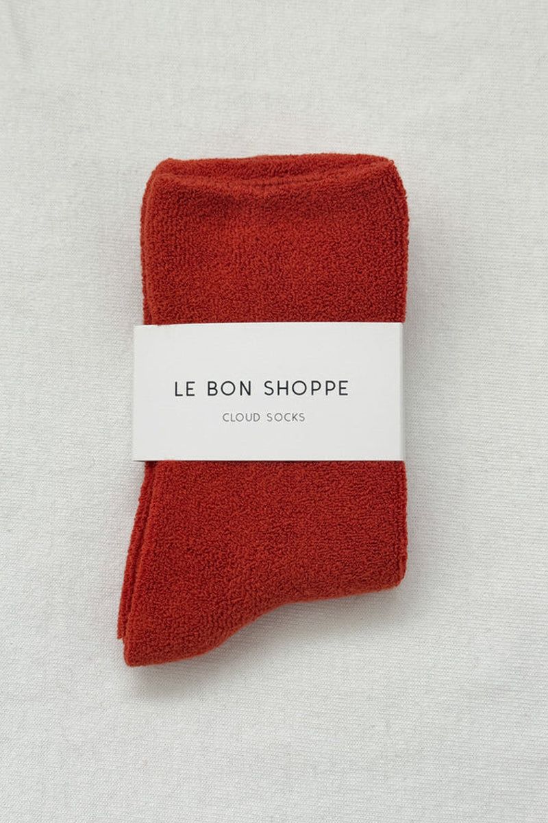 Le Bon Shoppe Cloud Burnt Orange Socks - The Mercantile London