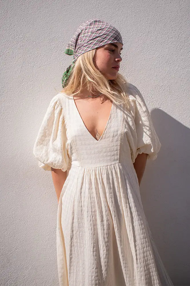 FRNCH Neso Butter Dress - The Mercantile London