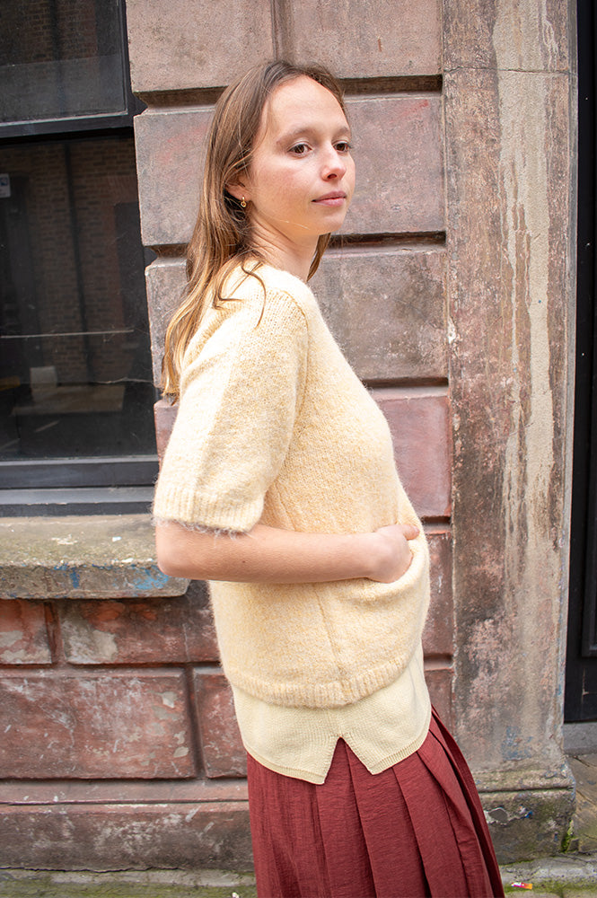 Object Saggia Sunlight Yellow Cardigan - The Mercantile London