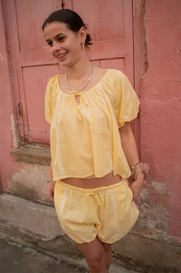 Damson Madder Maura Butter Lace Top - The Mercantile London