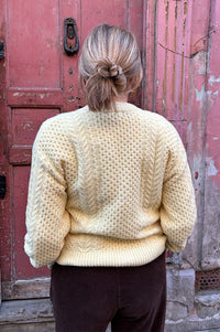 Object Debbie Sunlight Cable Knit Cardigan