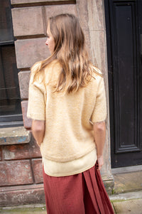 Object Saggia Sunlight Yellow Cardigan - The Mercantile London